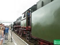 Zabytkowy parowóz przyjechał do Dobrego Miasta (12)