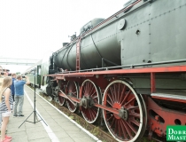 Zabytkowy parowóz przyjechał do Dobrego Miasta (13)