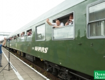 Zabytkowy parowóz przyjechał do Dobrego Miasta (17)